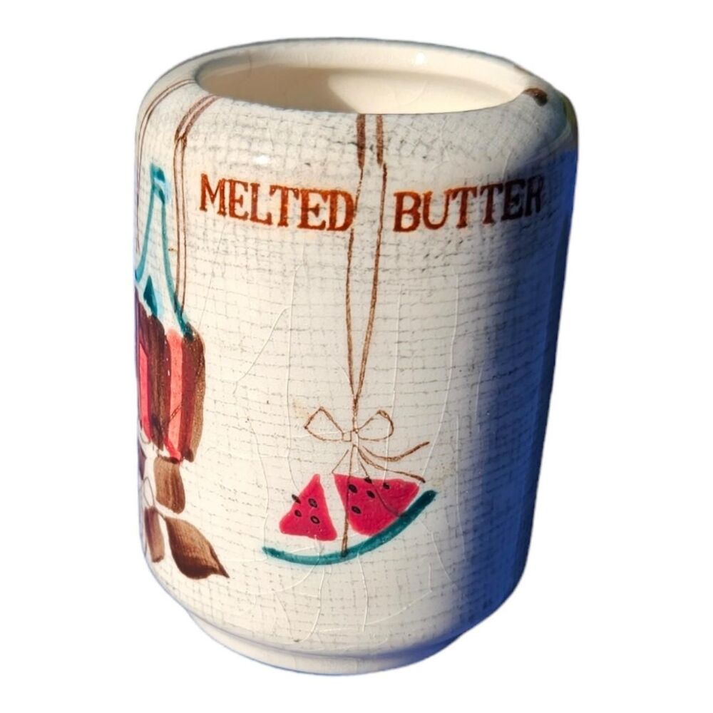 VTG Melted Butter Jar by Royal Sealy